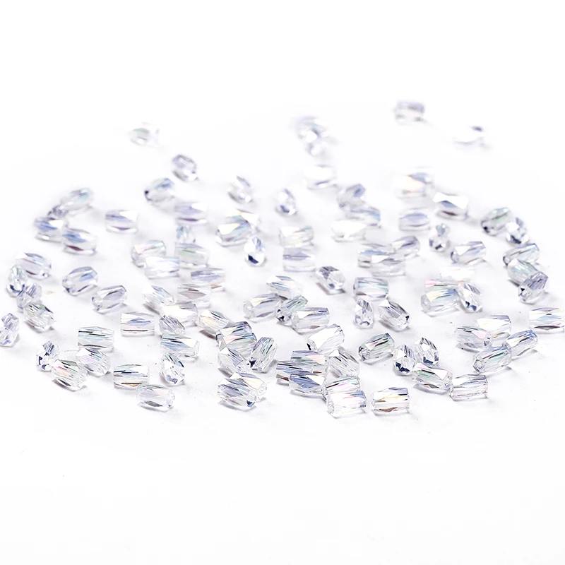 Transparent AB 50pcs 2*4mm Charm Austria Crystal 18 Cutting Faces Glass Loose Beads Cylinder Crystal Beads DIY Crafts C-2
Transparent AB 50pcs 2*4mm Charm Austria Crystal 18 Cutting Faces Glass Loose Beads Cylinder Crystal Beads DIY Crafts C-2