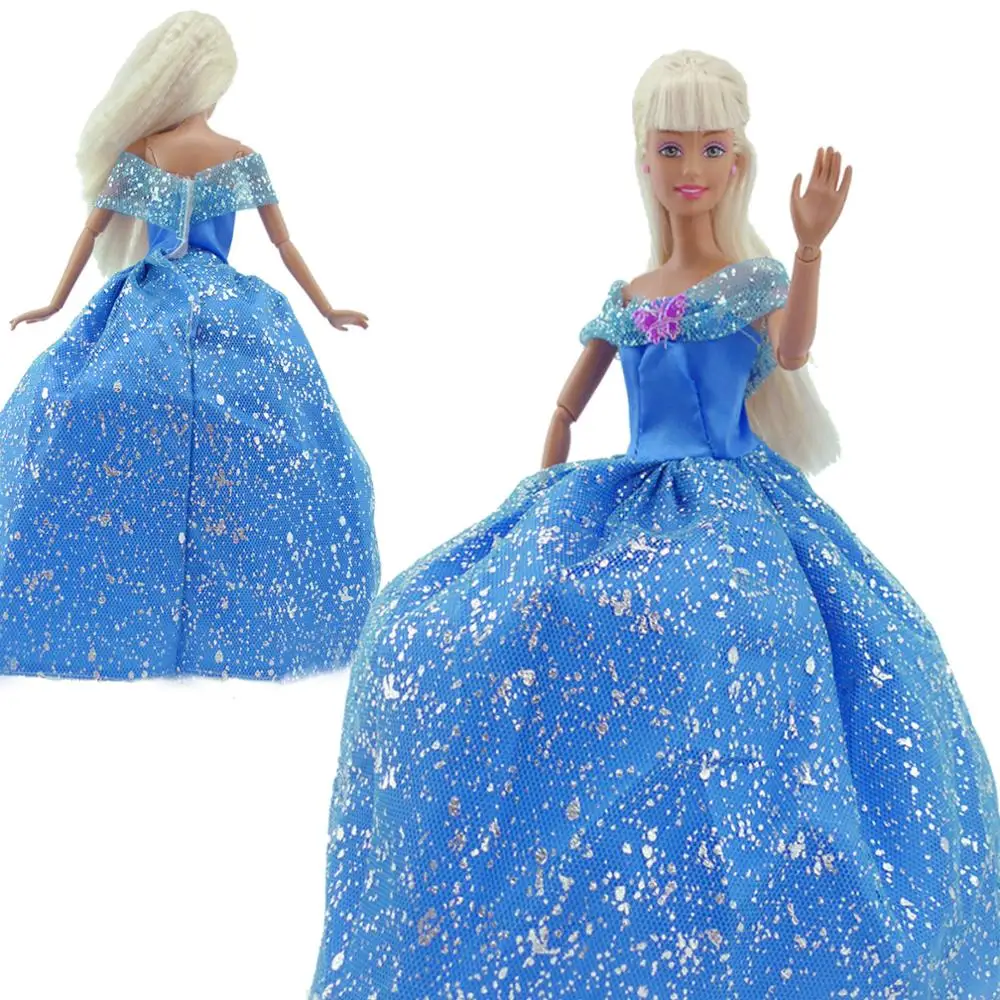 1 Pcs Fairy Tale Dress Copy Cinderella Princess Party Wear Blue Gown Cute Butterfly Clothes For Barbie Doll Accessories Kids Toy
1 Pcs Fairy Tale Dress Copy Cinderella Princess Party Wear Blue Gown Cute Butterfly Clothes For Barbie Doll Accessories Kids Toy