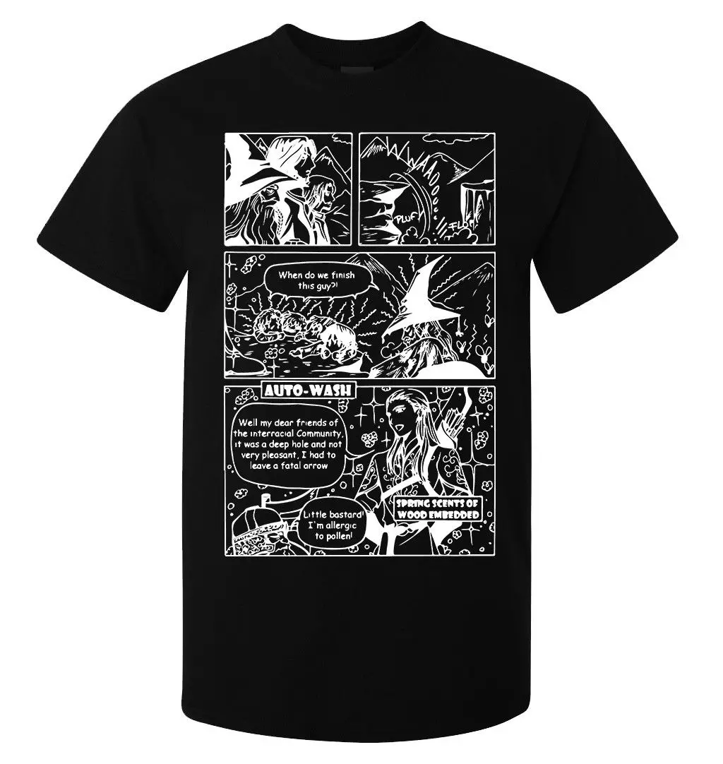 Funny Lord of The Rings Manga Anime Art Men's Available T Shirt Black Print Tee Men Short Sleeve Clothing TOP TEE Cotton T-Shirt
Funny Lord of The Rings Manga Anime Art Men's Available T Shirt Black Print Tee Men Short Sleeve Clothing TOP TEE Cotton T-Shirt