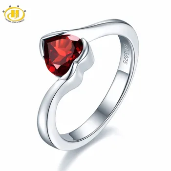 Hutang Engagement Ring Solid 925 Sterling Silver Natural Gemstone Red Garnet Heart Fine Fashion Stone Jewelry For Women's Gift
Hutang Engagement Ring Solid 925 Sterling Silver Natural Gemstone Red Garnet Heart Fine Fashion Stone Jewelry For Women's Gift