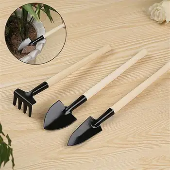 Three-Piece Durable Garden Tool Set Mini Garden Tools for Digging Weeding Loosening Soil Wooden Handle Shovel Rake Spade
Three-Piece Durable Garden Tool Set Mini Garden Tools for Digging Weeding Loosening Soil Wooden Handle Shovel Rake Spade