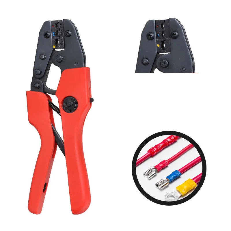 European style crimping pliers for crimping 0.5-6mm2 wire-end ferrules insulated terminals crimping hand tools
European style crimping pliers for crimping 0.5-6mm2 wire-end ferrules insulated terminals crimping hand tools