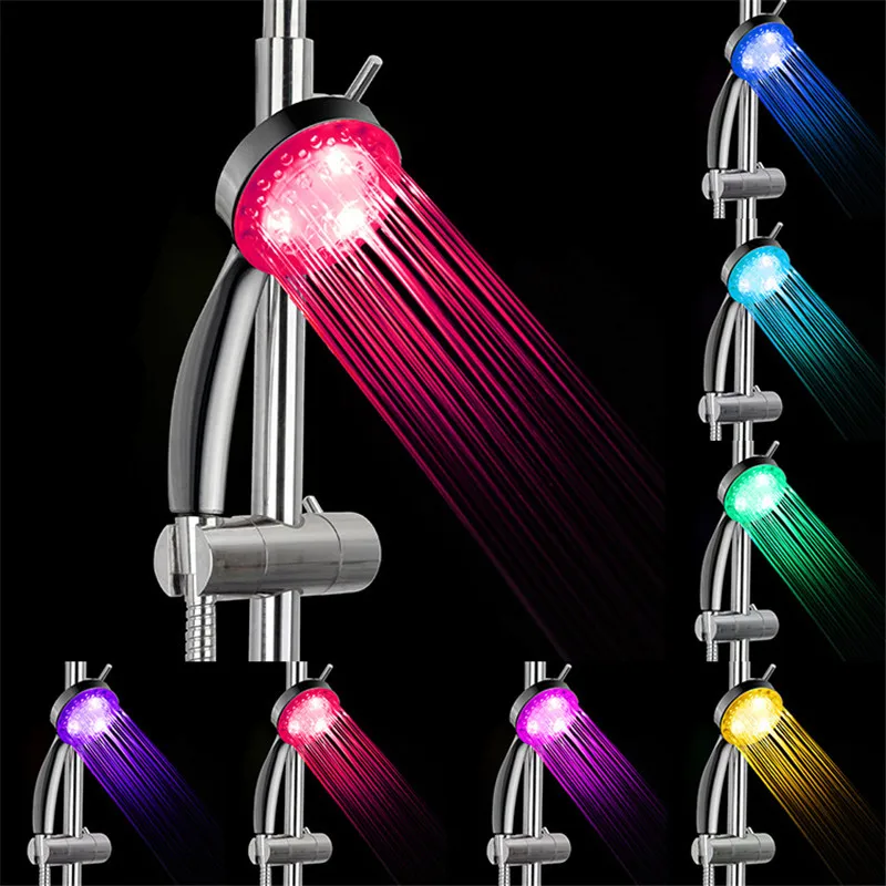 Colorful Romantic Automatic Magic 7 Color 5 LED Lights Handing Rainfall Shower Head for Bath Bathroom Handheld Round Head
Colorful Romantic Automatic Magic 7 Color 5 LED Lights Handing Rainfall Shower Head for Bath Bathroom Handheld Round Head
