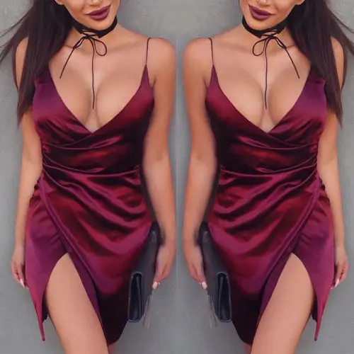 Sexy Women Bandage Bodycon Sleeveless Strap V neck Mini Dress Club Party Cocktail Mini Dress
Sexy Women Bandage Bodycon Sleeveless Strap V neck Mini Dress Club Party Cocktail Mini Dress
