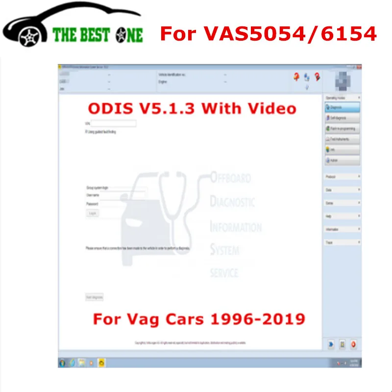2019 Newest For VAS5054/VAS6154 ODIS V5.1.3 Diagnostic For VAG VAS ODIS Service 5.1.3 Software With Video Better Than 4.4.1
2019 Newest For VAS5054/VAS6154 ODIS V5.1.3 Diagnostic For VAG VAS ODIS Service 5.1.3 Software With Video Better Than 4.4.1