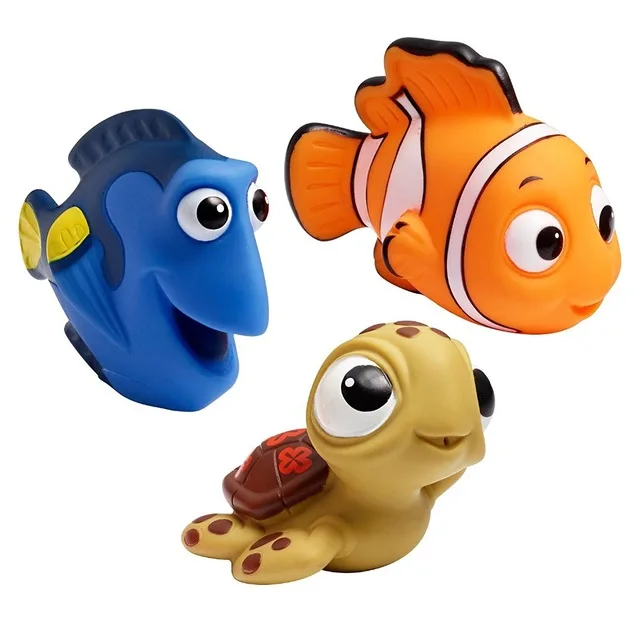 3Pcs Set Finding Nemo Baby Bath Squeeze Squirt Toys Soft Rubber Bathroom Play Animals Bath Figure Toy for Children
3Pcs Set Finding Nemo Baby Bath Squeeze Squirt Toys Soft Rubber Bathroom Play Animals Bath Figure Toy for Children