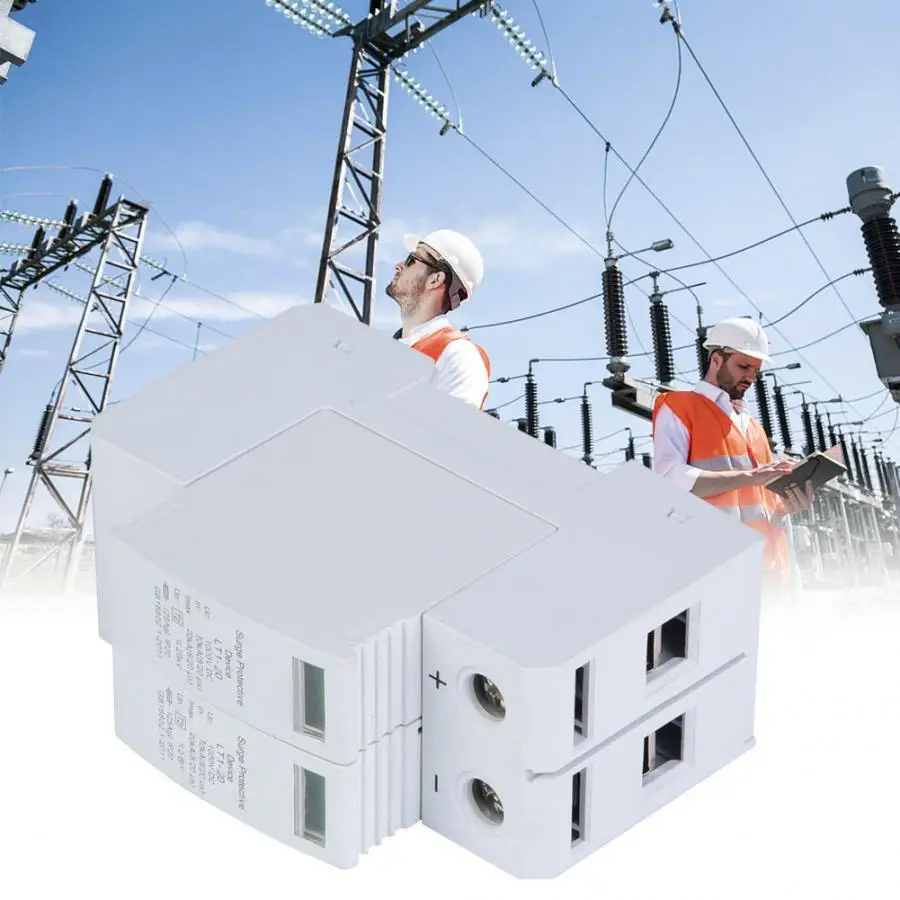 10/20KA 20/40KA Optional Surge Protective Device DC Photovoltaic Lightning Protector Low-voltage Arrester
10/20KA 20/40KA Optional Surge Protective Device DC Photovoltaic Lightning Protector Low-voltage Arrester
