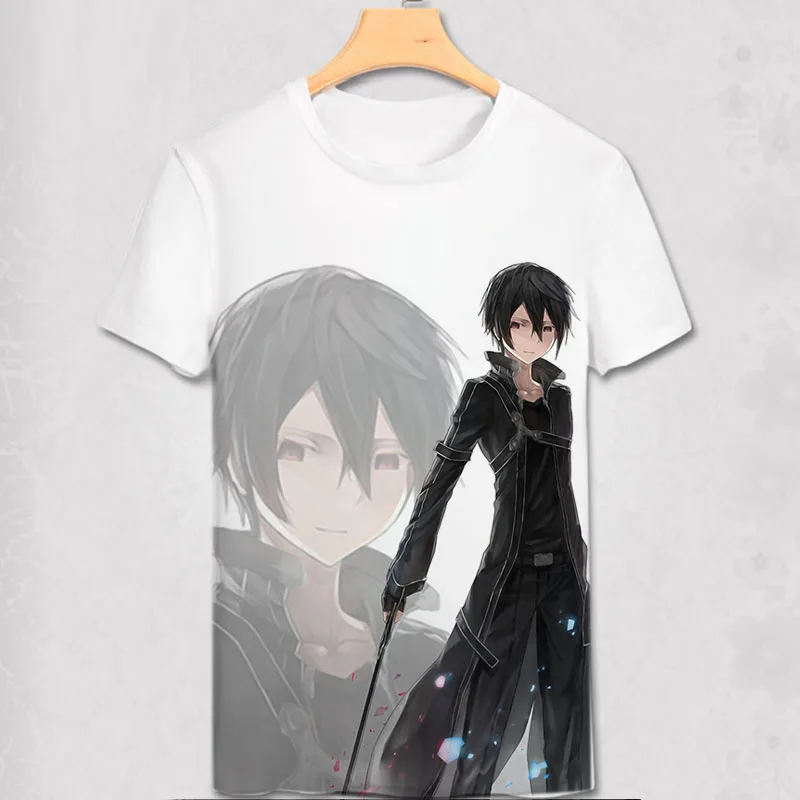 Sword Art Online T-shirt Asuna Kirito Kirigaya Kazuto SAO Cosplay Costume Anime Fashion Men Women T Shirt Tees New Cool Design
Sword Art Online T-shirt Asuna Kirito Kirigaya Kazuto SAO Cosplay Costume Anime Fashion Men Women T Shirt Tees New Cool Design