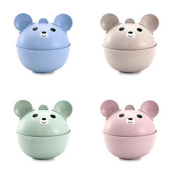 Children's rice bowl Dinnerware set, wheat straw shatter-resistant anti-hot tableware, cartoon baby bowl spoon lunch box
Children's rice bowl Dinnerware set, wheat straw shatter-resistant anti-hot tableware, cartoon baby bowl spoon lunch box