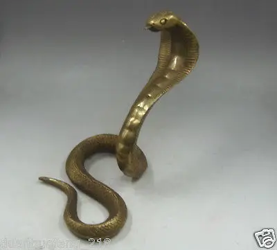 8 "Elaborate Chinese Handmade Solid Brass Auspicious Cobra Statue Sculpture
8 "Elaborate Chinese Handmade Solid Brass Auspicious Cobra Statue Sculpture