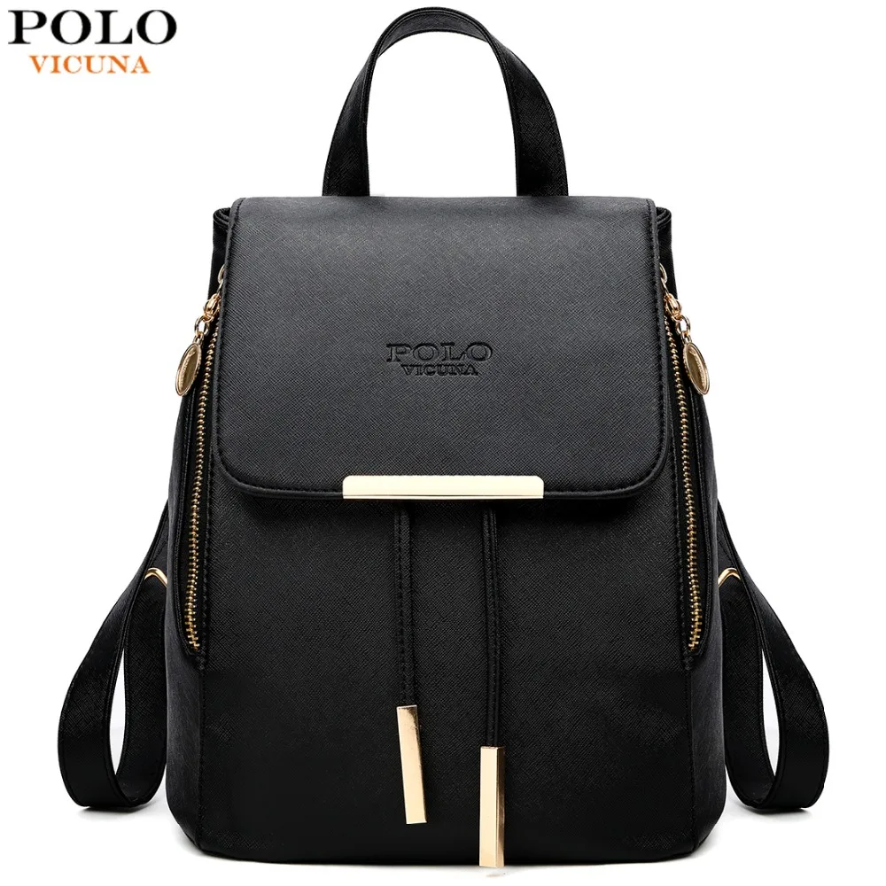 VICUNA POLO Leather Woman Travel Woman Backpack With Extended Design Multiple Color Causal School Backpack mochila feminina
VICUNA POLO Leather Woman Travel Woman Backpack With Extended Design Multiple Color Causal School Backpack mochila feminina