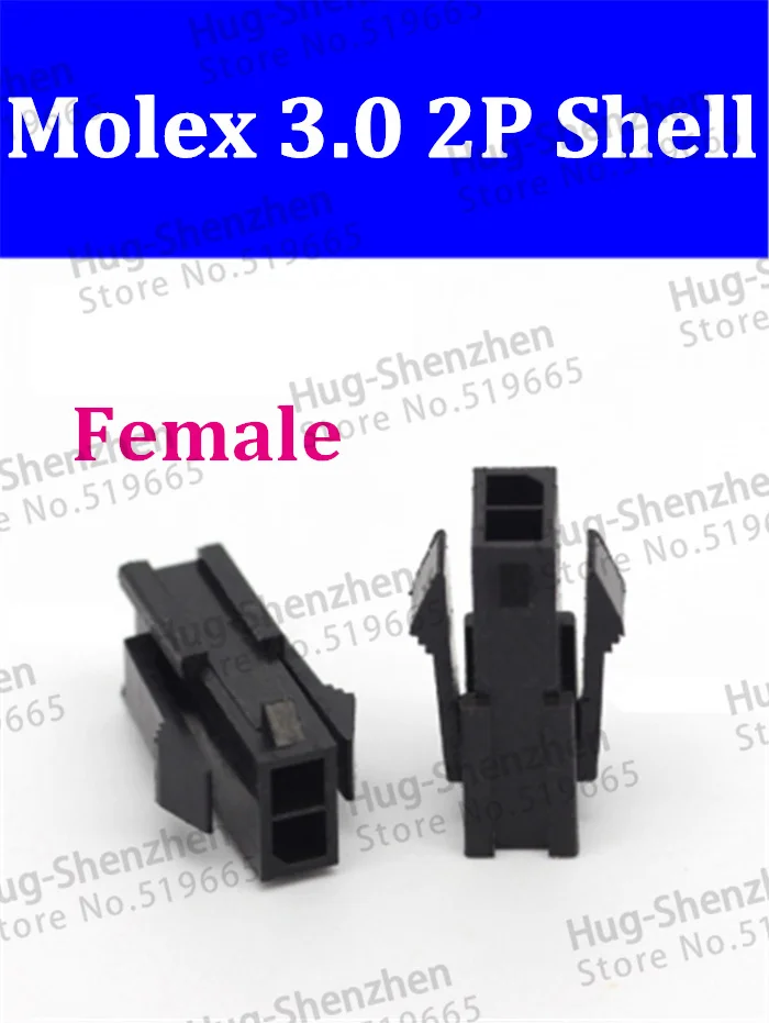 5557 Wholesale 500PCS Molex 3.0mm 2p 2Pin 43025 Female Power Connector Housing 3.0mm Plastic Shell
5557 Wholesale 500PCS Molex 3.0mm 2p 2Pin 43025 Female Power Connector Housing 3.0mm Plastic Shell