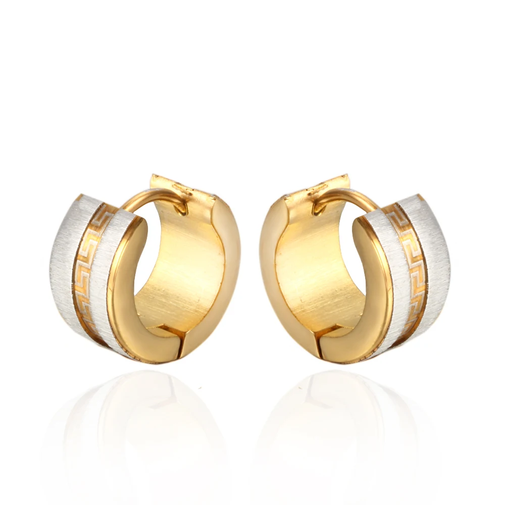 Fashion shopping choice Stainless steel plated gold ear clips Electric multi-color double-sided ear buckles Earrings women
Fashion shopping choice Stainless steel plated gold ear clips Electric multi-color double-sided ear buckles Earrings women