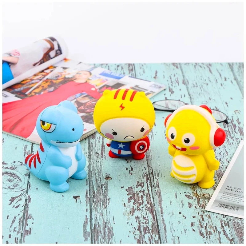 Cute Squishy Marvel Avengers Captain America Dinosaur Scented Slow Rising Squeeze Stress Relief Antistress Squishies Toy For Kid
Cute Squishy Marvel Avengers Captain America Dinosaur Scented Slow Rising Squeeze Stress Relief Antistress Squishies Toy For Kid