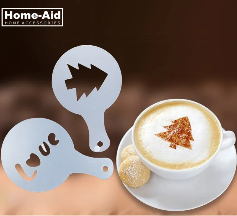 8PCS/16PCS/set Plastic Cafe Foam Spray Template Barista Stencils Decoration Tool Garland Mold Fancy Coffee Printing Flower Model
8PCS/16PCS/set Plastic Cafe Foam Spray Template Barista Stencils Decoration Tool Garland Mold Fancy Coffee Printing Flower Model