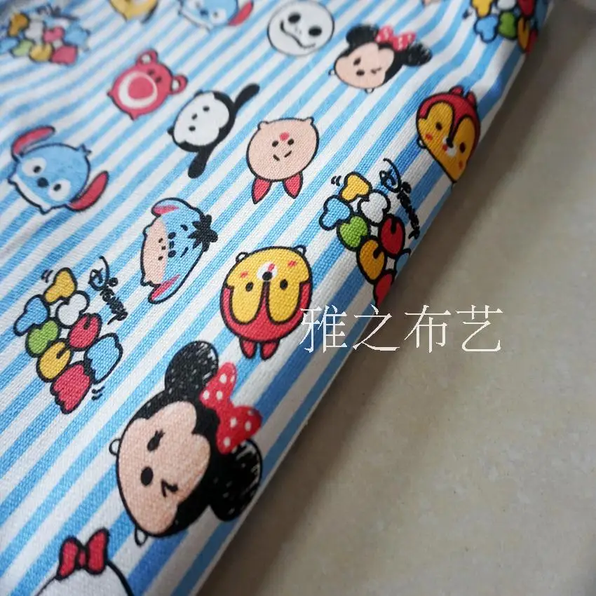 Фото Мультфильм ЦУМ лоскутное полотно Ткань для Вышивание сумка Подушки Детские DIY