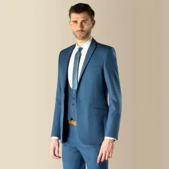 2015 New Arrival Fashionable peak lapel one button Wedding Suits Mens Formal Wear Dress( jacket+Pants+vest+tie)Free Shiping
2015 New Arrival Fashionable peak lapel one button Wedding Suits Mens Formal Wear Dress( jacket+Pants+vest+tie)Free Shiping