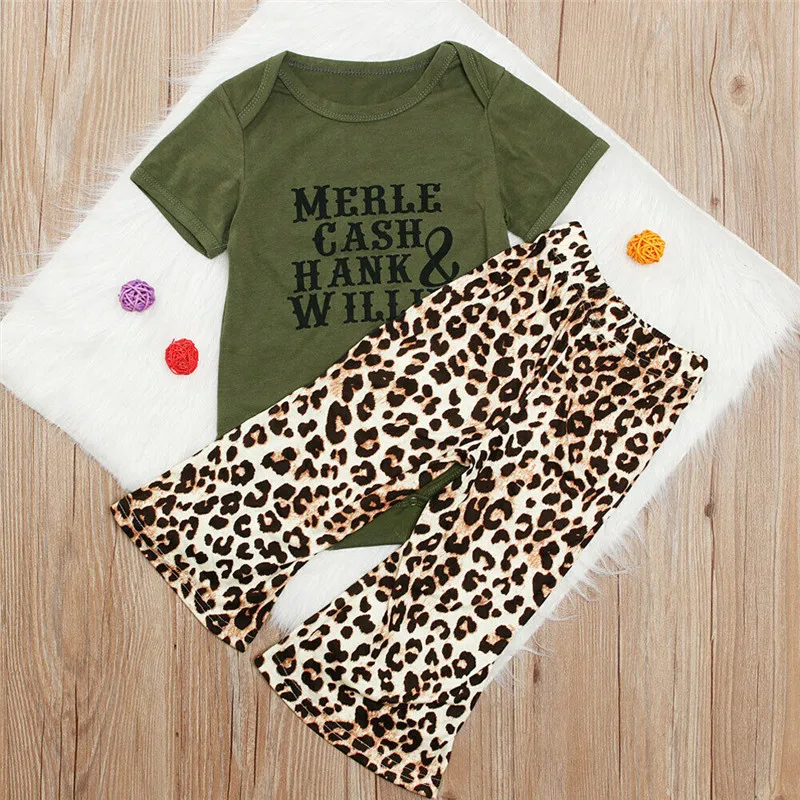 Toddler Baby Girls Kids Clothes leopard print Pants round neck short sleeve Geometry Bodysuit 2pc cotton lovely casual outfits 
Toddler Baby Girls Kids Clothes leopard print Pants round neck short sleeve Geometry Bodysuit 2pc cotton lovely casual outfits