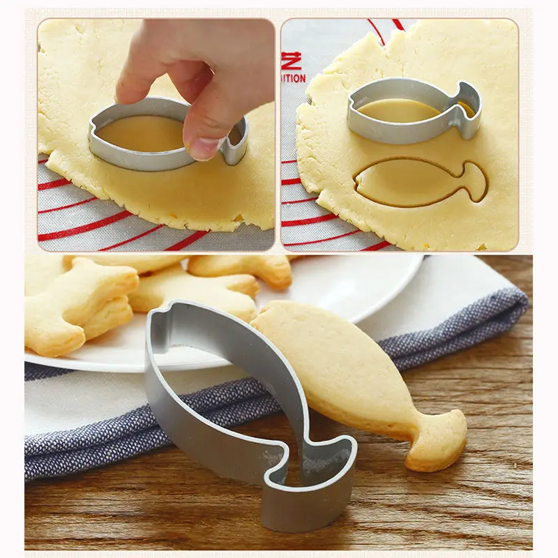 Hot Sale Party Biscuit Cookie Cutter Tin Cute Small Fish Shaped Cake Cookie Decorating Tools Cutter Mold Baking Tools
Hot Sale Party Biscuit Cookie Cutter Tin Cute Small Fish Shaped Cake Cookie Decorating Tools Cutter Mold Baking Tools