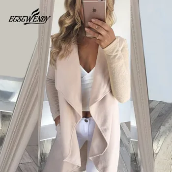 Autumn 2019 Women Coats High Quality Patchwork Open Stitch Jackets Slim Women Clothes Fashion Streetwear Winter Black Long Coat
Autumn 2019 Women Coats High Quality Patchwork Open Stitch Jackets Slim Women Clothes Fashion Streetwear Winter Black Long Coat