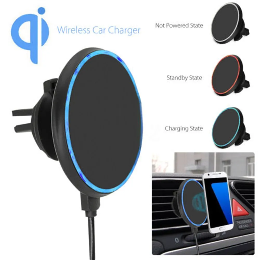 EPULA Qi Wireless Car Charger Magnetic Air Vent Mount Charging Mobile Phone Holder For iPhone XS Max X XR For Samsung Note 9 S9
EPULA Qi Wireless Car Charger Magnetic Air Vent Mount Charging Mobile Phone Holder For iPhone XS Max X XR For Samsung Note 9 S9