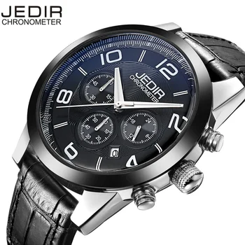 

JEDIR Fashion Chronograph Sport Mens Watches Top Brand Luxury Quartz Watch Reloj Hombre 2019 Clock Male hour relogio Masculino