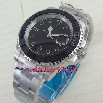40mm black dial luminous marks date mens watches top brand luxury automatic mechanical Ceramic bezel Automatic men's watch
40mm black dial luminous marks date mens watches top brand luxury automatic mechanical Ceramic bezel Automatic men's watch