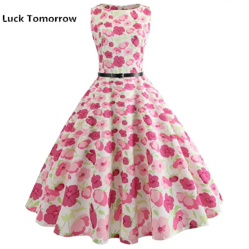 New Women Summer Dress Floral Print Retro Vintage 50s 60s Casual Party Robe Rockabilly Dresses Plus Size Vestidos Mujer
New Women Summer Dress Floral Print Retro Vintage 50s 60s Casual Party Robe Rockabilly Dresses Plus Size Vestidos Mujer