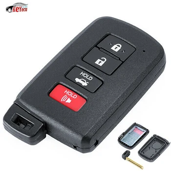 KEYECU Replacement Remote Key Shell Case Fob 4 Button for Toyota Corolla Avalon Camry - HYQ14FBA
KEYECU Replacement Remote Key Shell Case Fob 4 Button for Toyota Corolla Avalon Camry - HYQ14FBA