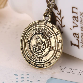 Gringotts Wizarding Bank coin necklace vintage antique bronze pendant jewelry for men and women wholesale
Gringotts Wizarding Bank coin necklace vintage antique bronze pendant jewelry for men and women wholesale