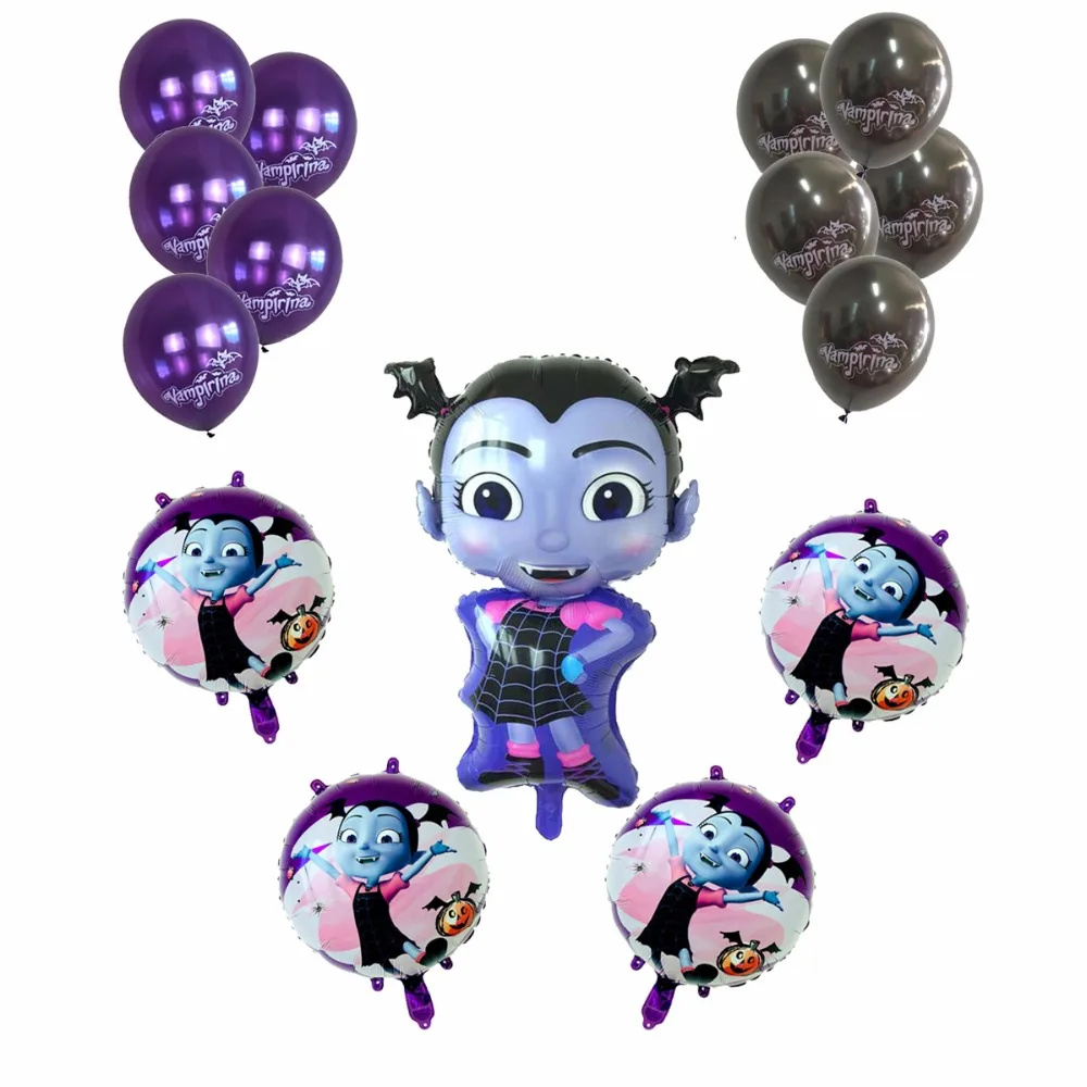 15 pcs set vampirina foil helium balloon for birthday Party decoration Air Ballon Children's Toys Globos
15 pcs set vampirina foil helium balloon for birthday Party decoration Air Ballon Children's Toys Globos