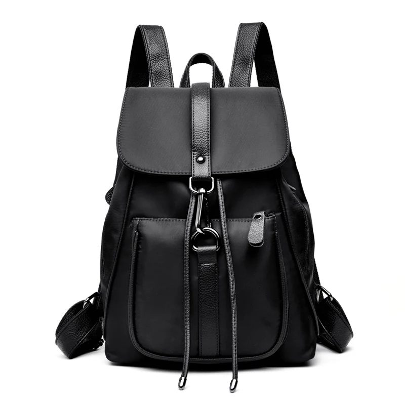 Women PU Leather+Nylon School Backpacks for Teenage Girls High Quality Shoulder Bags Large Capacity Travel Bag pack Bookbags
Women PU Leather+Nylon School Backpacks for Teenage Girls High Quality Shoulder Bags Large Capacity Travel Bag pack Bookbags