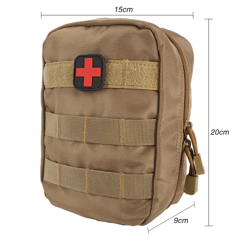 EMT Medical First Aid IFAK Bag Military Pack Outdoor MOLLE System Medical Accessory Bag Tactical Black/Army Green/Mud color
EMT Medical First Aid IFAK Bag Military Pack Outdoor MOLLE System Medical Accessory Bag Tactical Black/Army Green/Mud color