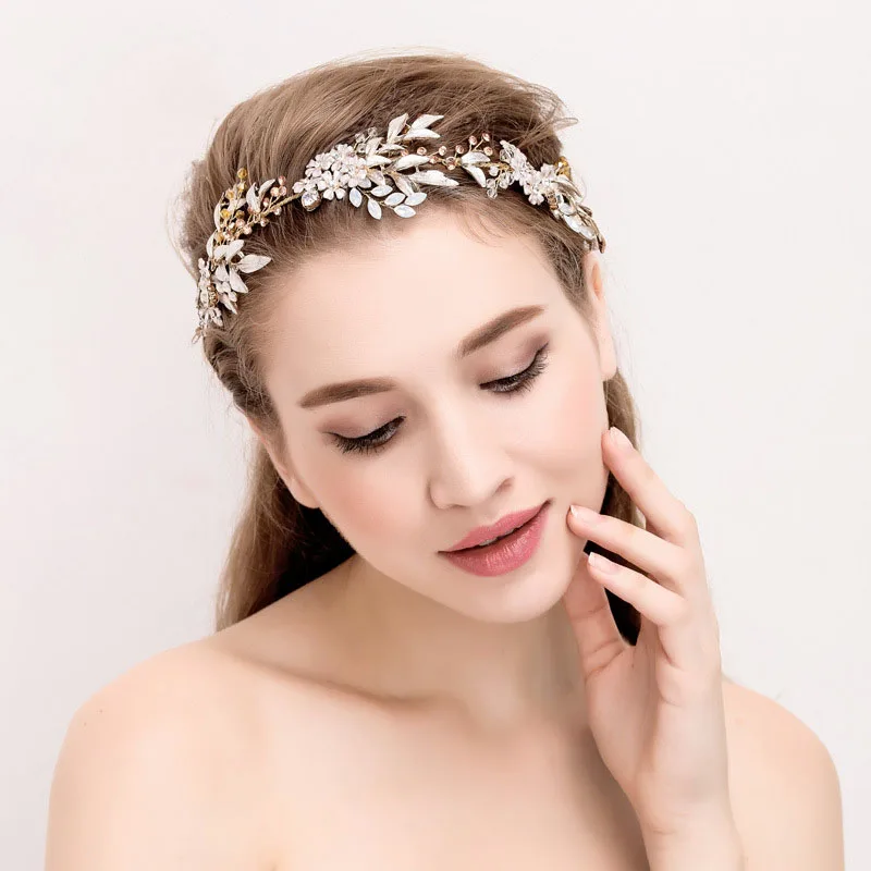 Floralbride Handmade Wired Rhinestones Crystals Pearls Flower Wedding Tiara Headband Bridal Hair Vine Hair Accessories
Floralbride Handmade Wired Rhinestones Crystals Pearls Flower Wedding Tiara Headband Bridal Hair Vine Hair Accessories