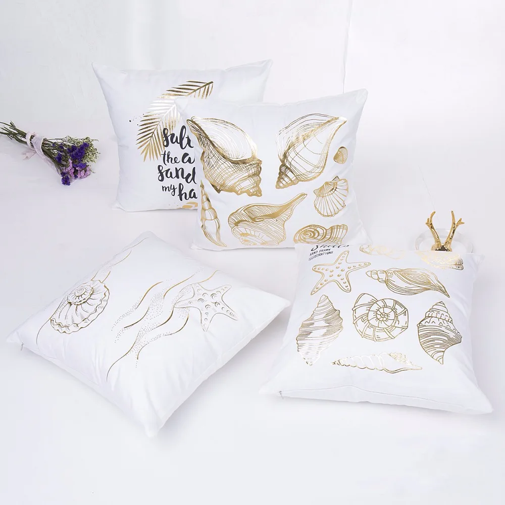2019 Bronzing Pillowcase Cover Pillow simple Art Ocean Series pattern black white gold mix color Bedroom Home Decorative
2019 Bronzing Pillowcase Cover Pillow simple Art Ocean Series pattern black white gold mix color Bedroom Home Decorative