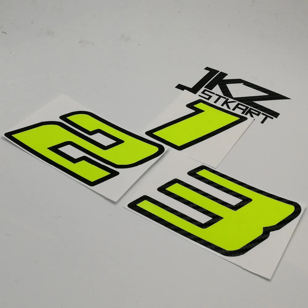 JKZ STKART Vinyl Die Cut Double-layer Number Neon Fluorescent Sticker For Car Motor Bike Truck Laptop Helmet
JKZ STKART Vinyl Die Cut Double-layer Number Neon Fluorescent Sticker For Car Motor Bike Truck Laptop Helmet
