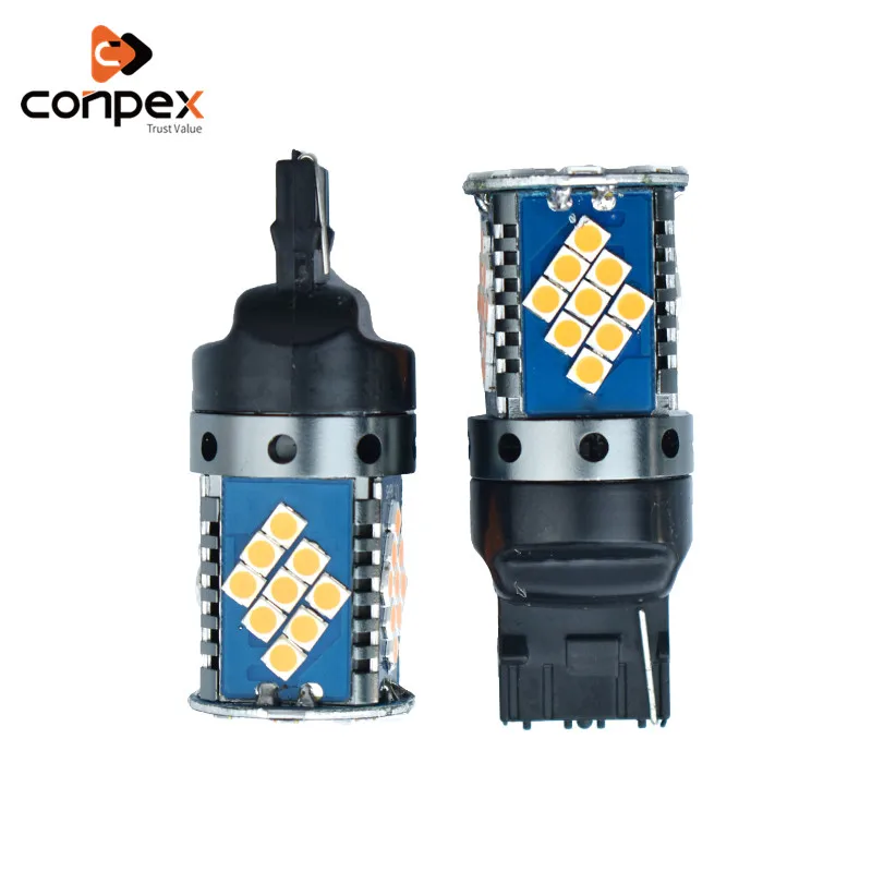 conpex 12V Car parking lamp T20 Turn Signal light CANBUS 7443 7440 Daytime Running Signal Light rear Turn Brake lampe warming
conpex 12V Car parking lamp T20 Turn Signal light CANBUS 7443 7440 Daytime Running Signal Light rear Turn Brake lampe warming