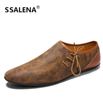 Men Vintage Casual Leather Shoes Male Breathable Leisure Slip On Shoes Men Pointed Toe Comfortable Soft Shoes AA51990
Men Vintage Casual Leather Shoes Male Breathable Leisure Slip On Shoes Men Pointed Toe Comfortable Soft Shoes AA51990