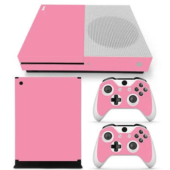 popular pink color covers decal wrap for XBoxOne S console and two controller covers skin sticker #TN-XbOneS-0388
popular pink color covers decal wrap for XBoxOne S console and two controller covers skin sticker #TN-XbOneS-0388