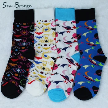 Sea Breeze New Colorful Happy socks Space symbol Universe Pattern men women cotton socks Meias female unisex Harajuku Socks Crew
Sea Breeze New Colorful Happy socks Space symbol Universe Pattern men women cotton socks Meias female unisex Harajuku Socks Crew