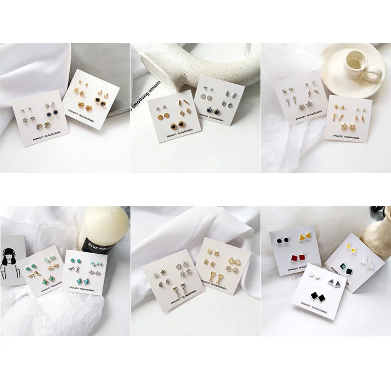 New fashion wild metal texture simple creative love shape earrings moon stars flower earrings exquisite girl gift
New fashion wild metal texture simple creative love shape earrings moon stars flower earrings exquisite girl gift