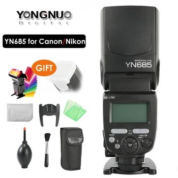 YONGNUO YN685 E-TTL Flash Speedlite 1/8000s Radio Slave Mode Flash Light YN685C YN685N for Canon Nikon YN622N YN560-TX RF603 II
YONGNUO YN685 E-TTL Flash Speedlite 1/8000s Radio Slave Mode Flash Light YN685C YN685N for Canon Nikon YN622N YN560-TX RF603 II