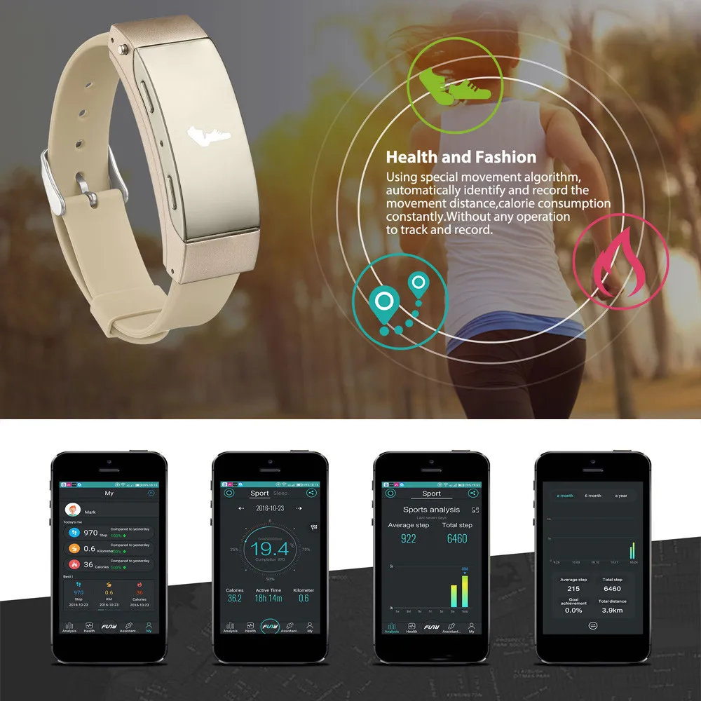 Blood Oxygen Pressure Heart Rate Monitor Pedometer Smart Watch Bluetooth Earphone May23
Blood Oxygen Pressure Heart Rate Monitor Pedometer Smart Watch Bluetooth Earphone May23