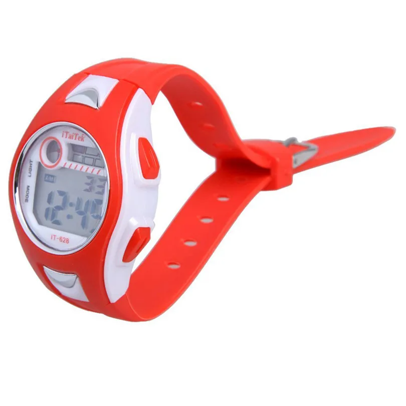 2019 Kid Watches Children Boys Girls Swimming Sports Smart Digital Wrist Watch Waterproof Red Stopwatch Time #4m14 (12)