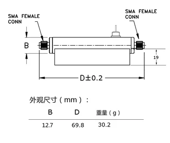 Customized 100-1200MHz RF Power Amplifier, 1W, Ultra Small Volume, SMA Interface
Customized 100-1200MHz RF Power Amplifier, 1W, Ultra Small Volume, SMA Interface