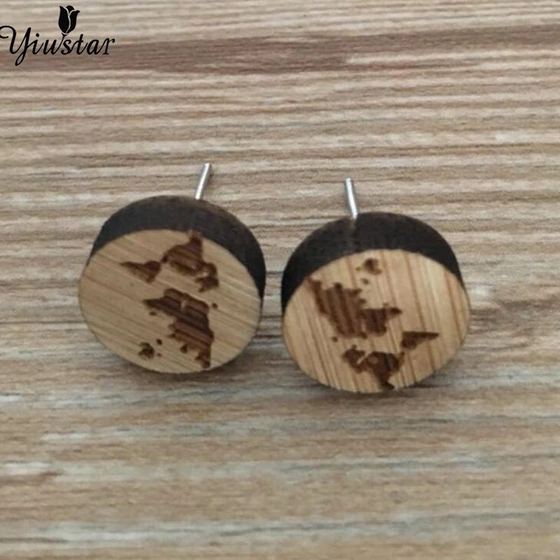 Yiustar Wood World Map Jewelry Decoration Women Earrings Sweet Cute Charming Generous Love Earrings For Women Girls Party Gifts
Yiustar Wood World Map Jewelry Decoration Women Earrings Sweet Cute Charming Generous Love Earrings For Women Girls Party Gifts