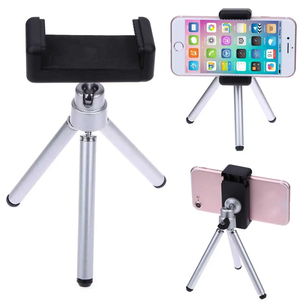 Rovtop Metal Mini Tripod With Phone Holder Remote For Iphone Xiaomi Samsung Android Retractable Tripod Tripod For Digital Camera