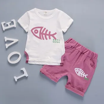 2018 Summer Children'S Clothing Sets Kids Baby Boys Short-Sleeved +Pants Two-Piece Suits Fashion Cotton Costume Infant Boys Sets
2018 Summer Children'S Clothing Sets Kids Baby Boys Short-Sleeved +Pants Two-Piece Suits Fashion Cotton Costume Infant Boys Sets