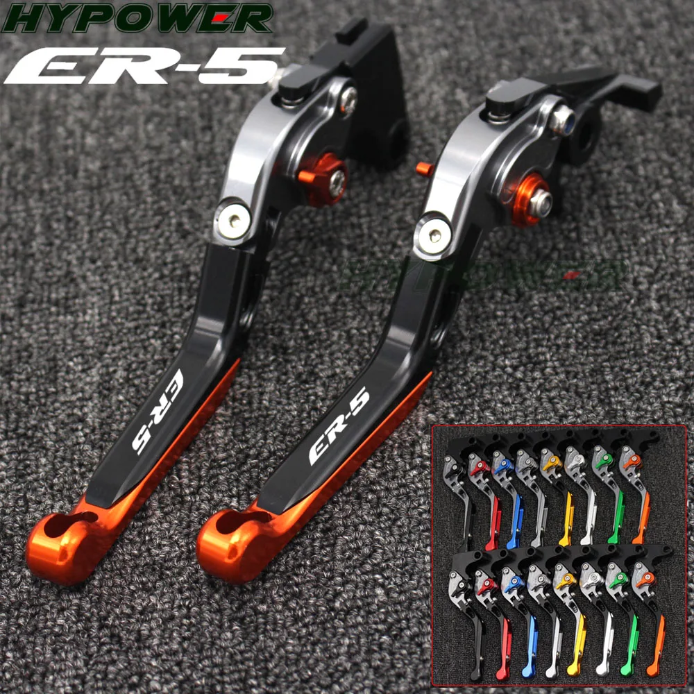 16 Colors With Logo(ER-5) Orange&Titanium CNC Folding&Extending Motorcycle Brake Clutch Lever For Kawasaki ER-5 ER5 2004-2005
16 Colors With Logo(ER-5) Orange&Titanium CNC Folding&Extending Motorcycle Brake Clutch Lever For Kawasaki ER-5 ER5 2004-2005