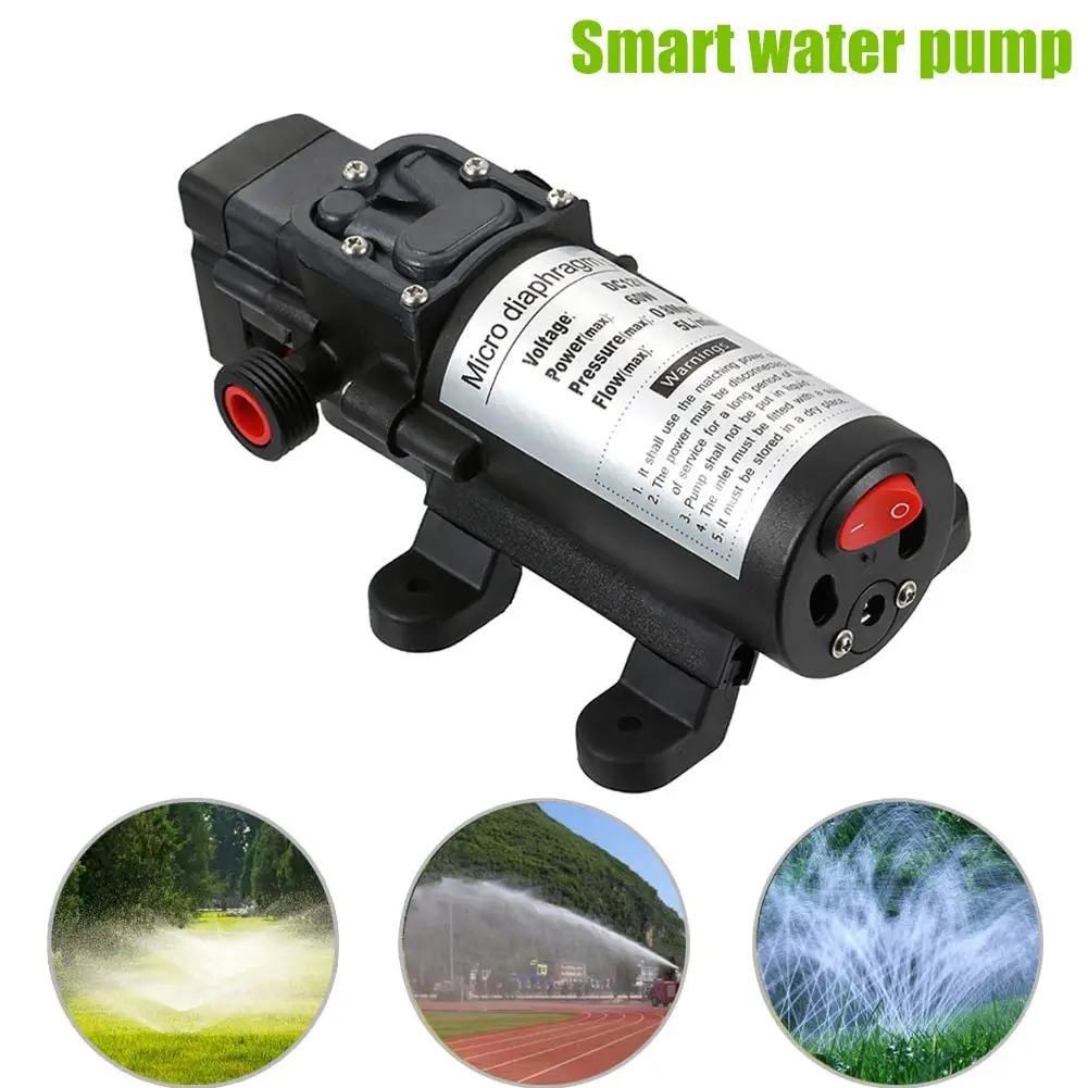 12V 60W Micro Electric Diaphragm Water Pump With Switch for Car Washing Garden Irrigation --M25
12V 60W Micro Electric Diaphragm Water Pump With Switch for Car Washing Garden Irrigation --M25